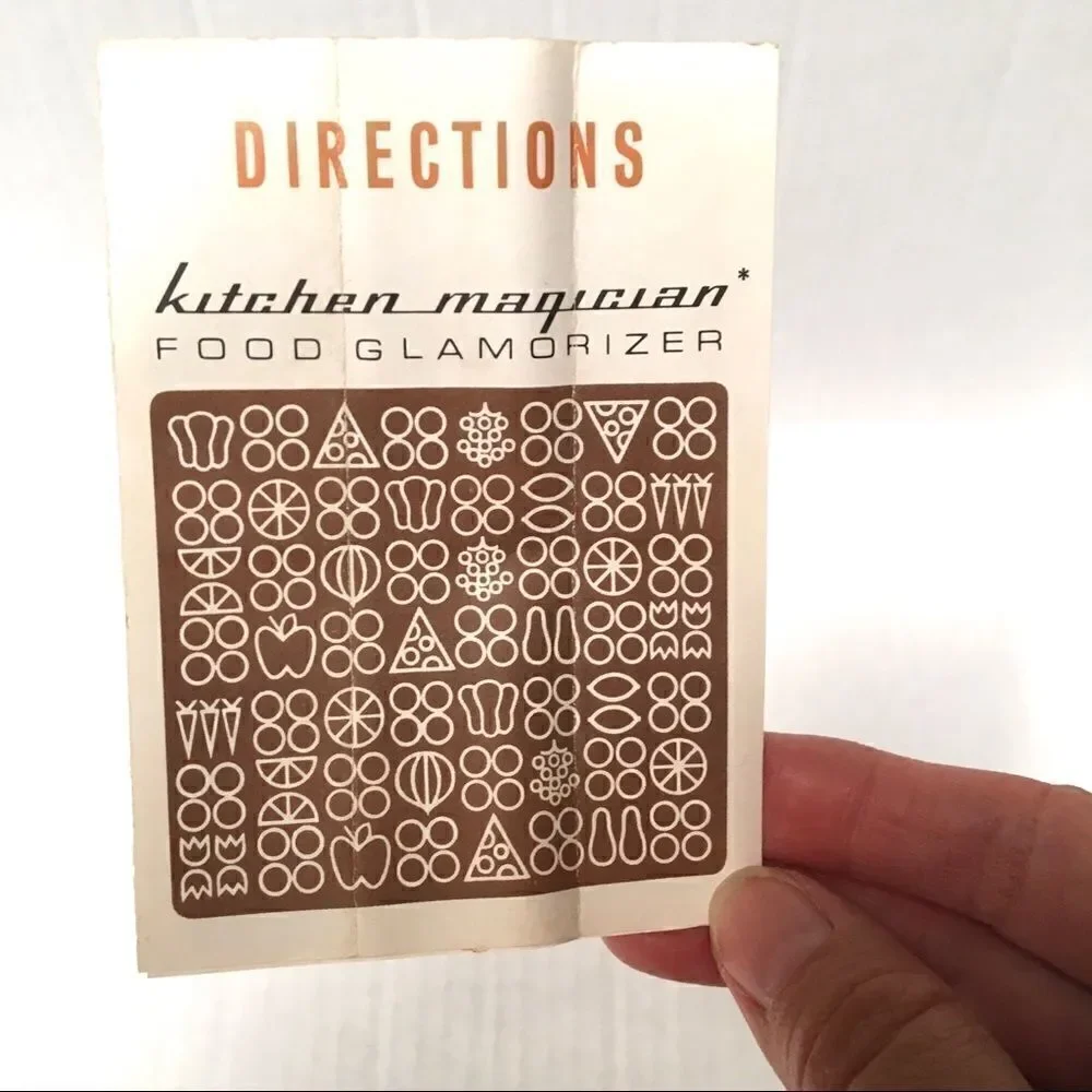 ‎Vintage 1963 Kitchen Magician food glamorizer